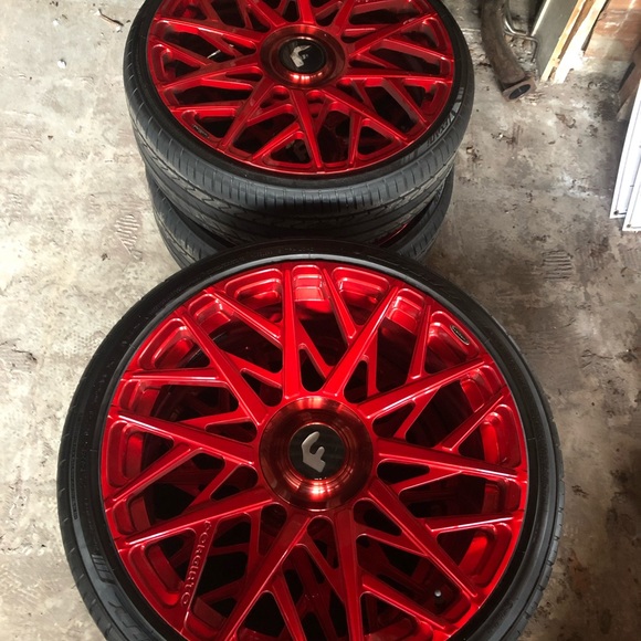 24” Candy Red FORGIATO’S - Picture 2 of 7